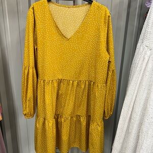Yellow Polka Dot Dress